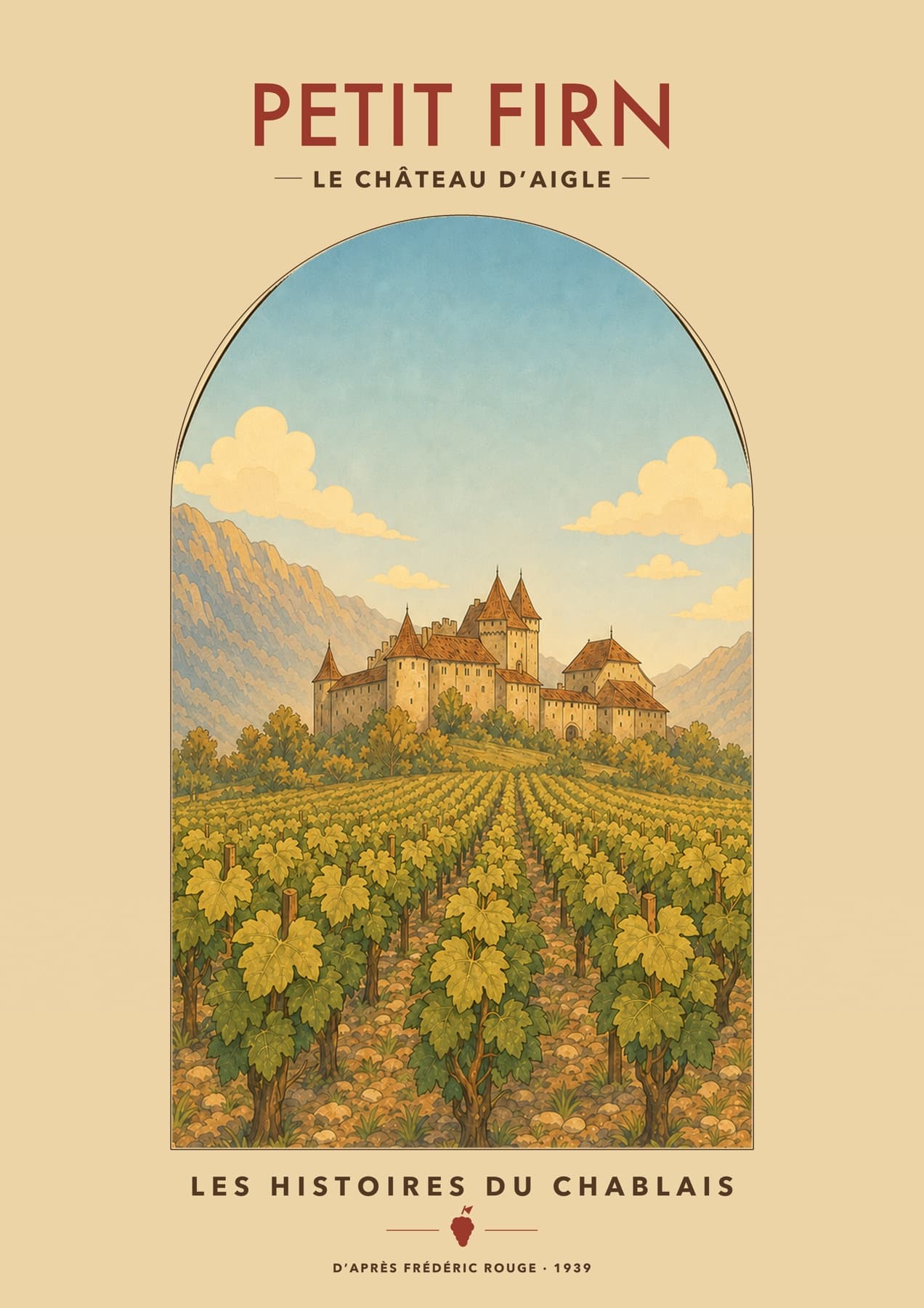Affiche Château d’Aigle enfant · Petit Firn
